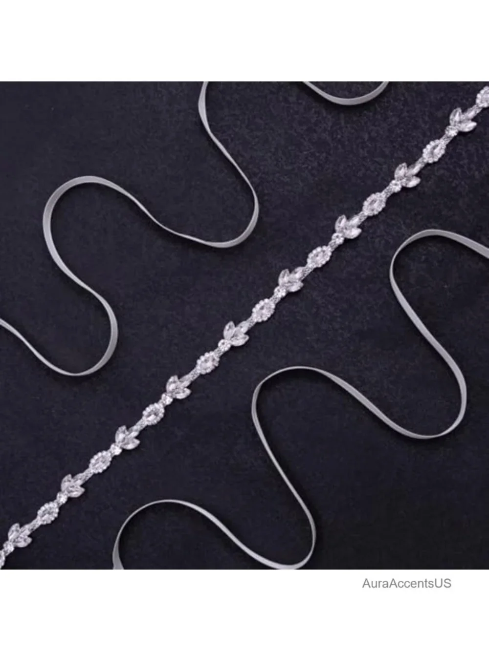 Crystal Rhinestone Sash Belt for Wedding Bridal